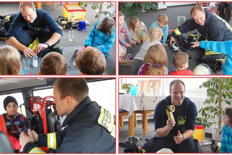 Besuch im Kindergarten 